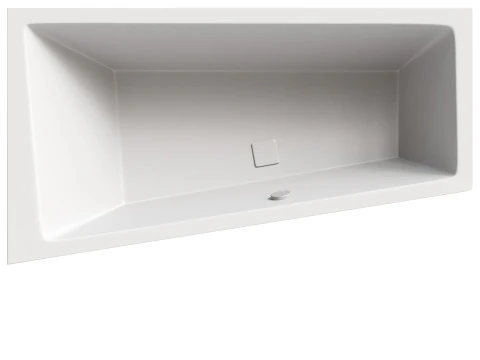 コーナーアクリル浴槽 Vagnerplast Cavallo オフセット L 160x90 cm ホワイト 左フレーム付き 3Dモデル