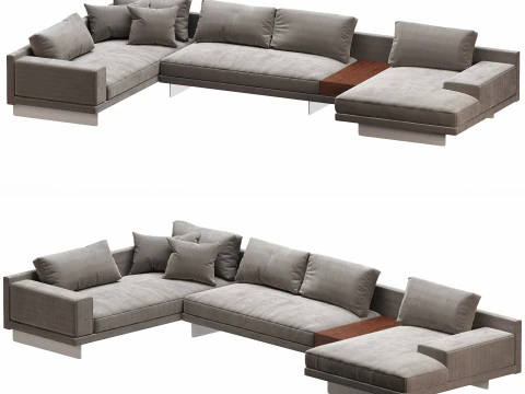 Dresden Modular Sectional 3D Model