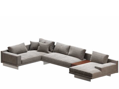 Dresden Modular Sectional 3D Модель