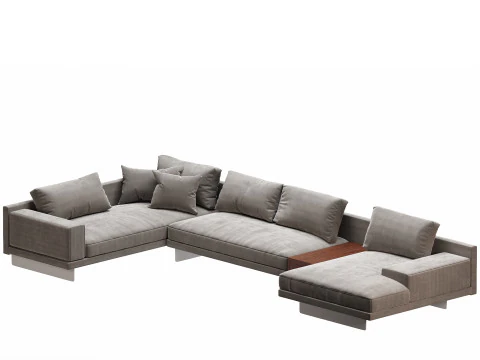 Dresden Modular Sectional 3D Model