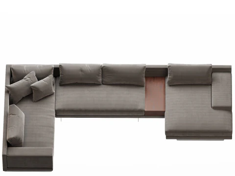 Dresden Modular Sectional 3D Model