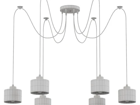 Żyrandol Ambrella Tradycyjny TR8131 Model 3D
