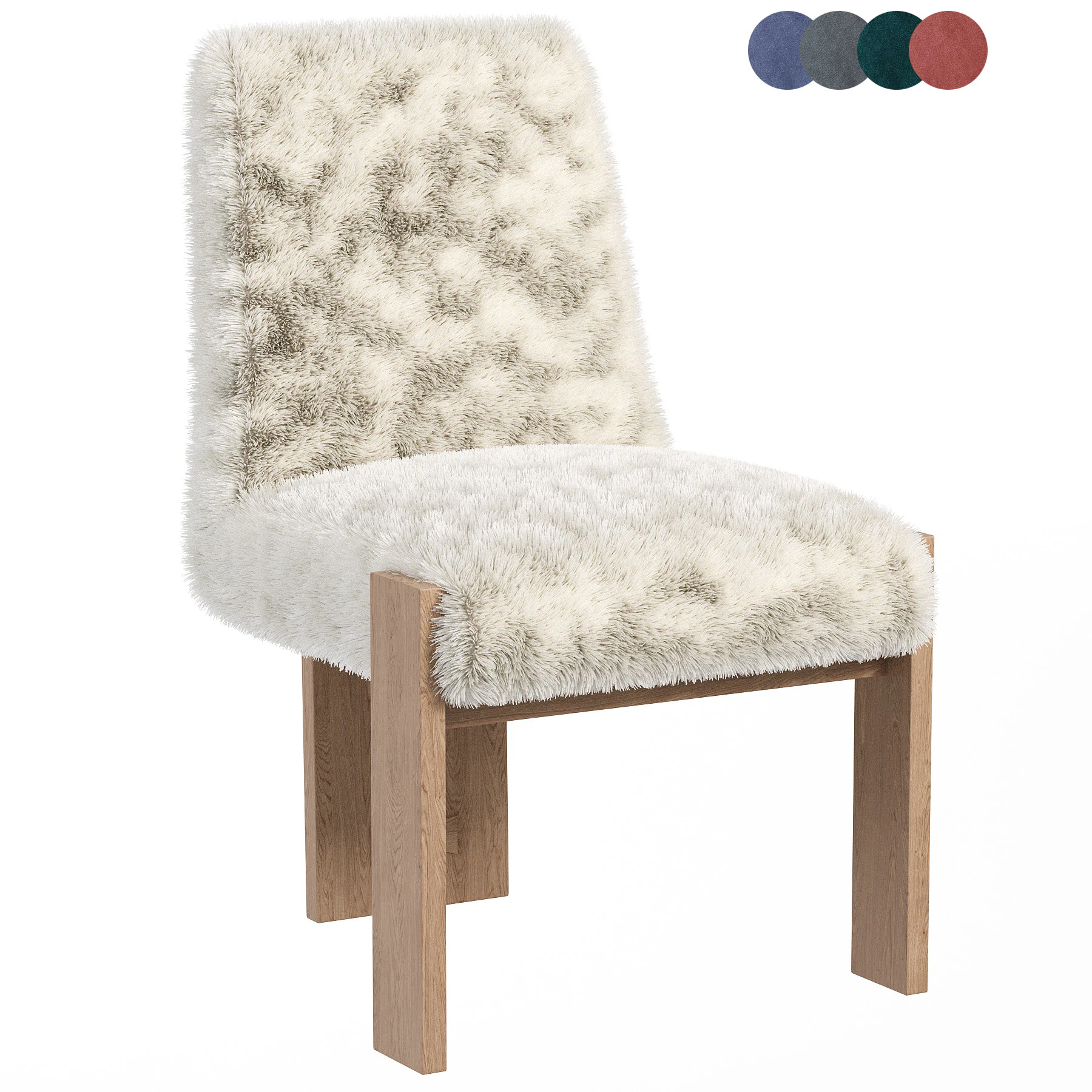 Roxy Dining Chair Somerton Ash 3D Model .c4d .max .obj .3ds .fbx .stl .blend 