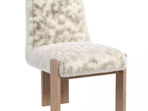 Roxy Dining Chair Somerton Ash 3D 모델