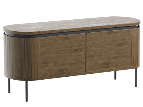 TV stand Cairns 1 Walnut 3D Model