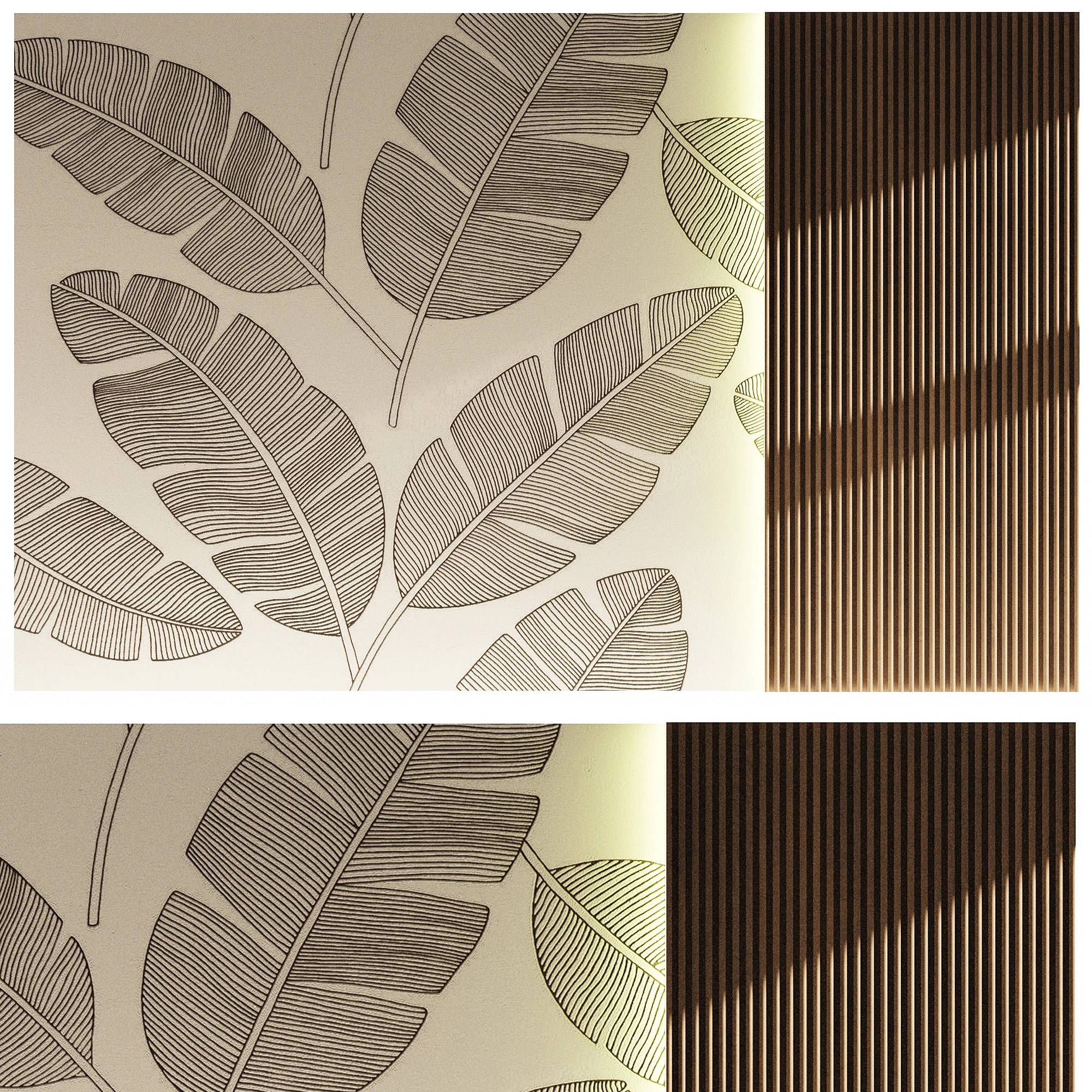 Wall 3D panel 09 3D Model .c4d .max .obj .3ds .fbx .stl .blend