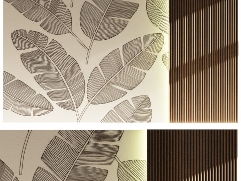 Wall 3D panel 09 3Dモデル