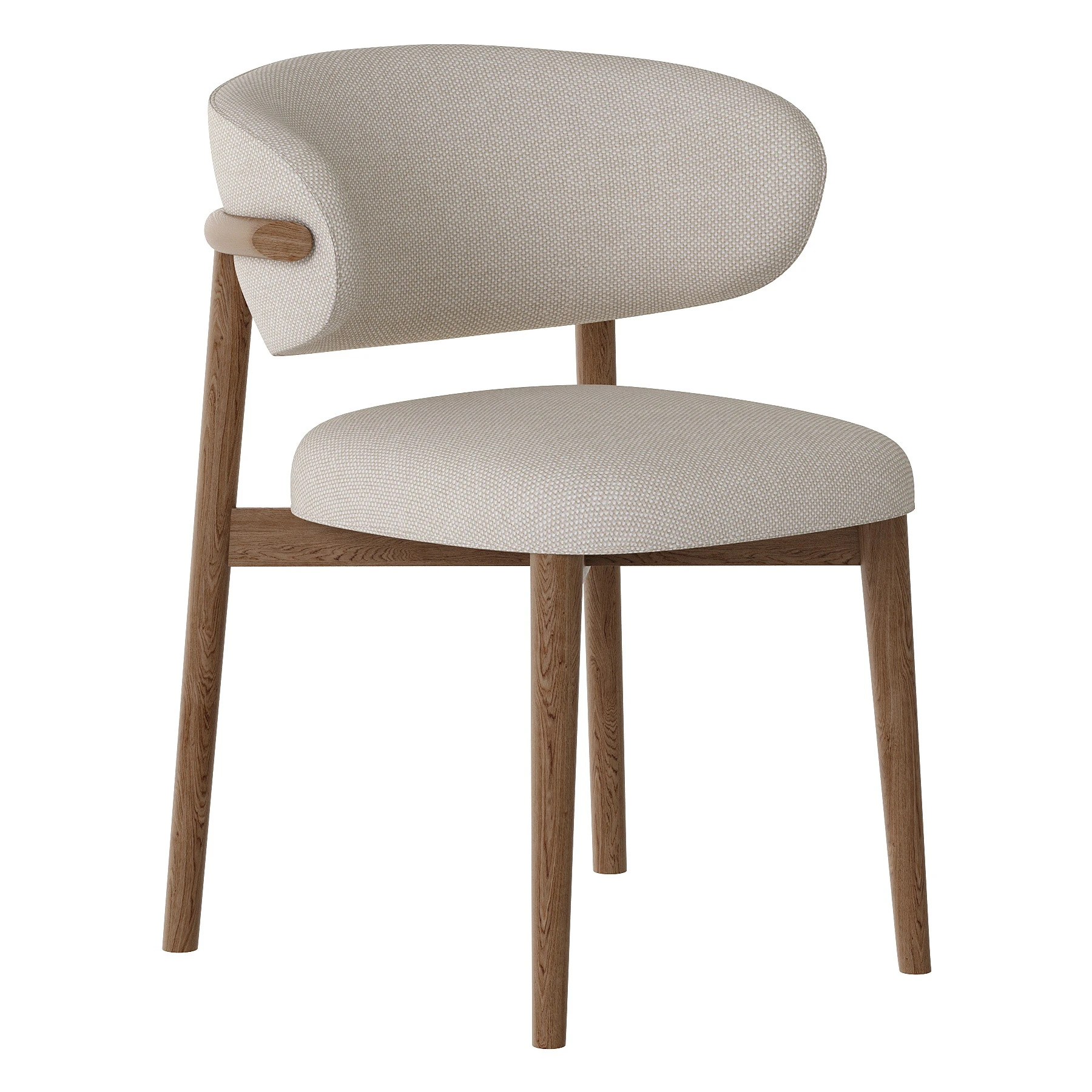 Oleandro Chair Wood by Calligaris 3D Model .c4d .max .obj .3ds .fbx .stl .blend 