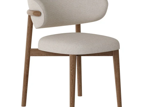 カリガリスのオレアンドロチェアウッド 3Dモデル