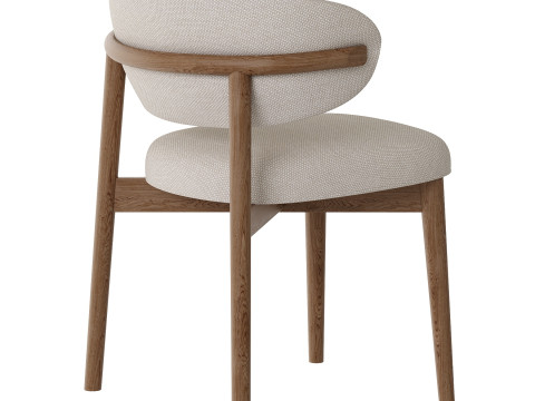 Oleandro Chair Wood by Calligaris Modèle 3D