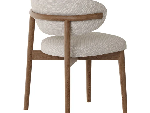 Oleandro Chair Wood by Calligaris 3D Model