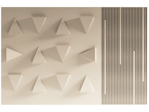 Wall 3D panel 11 3D मॉडल