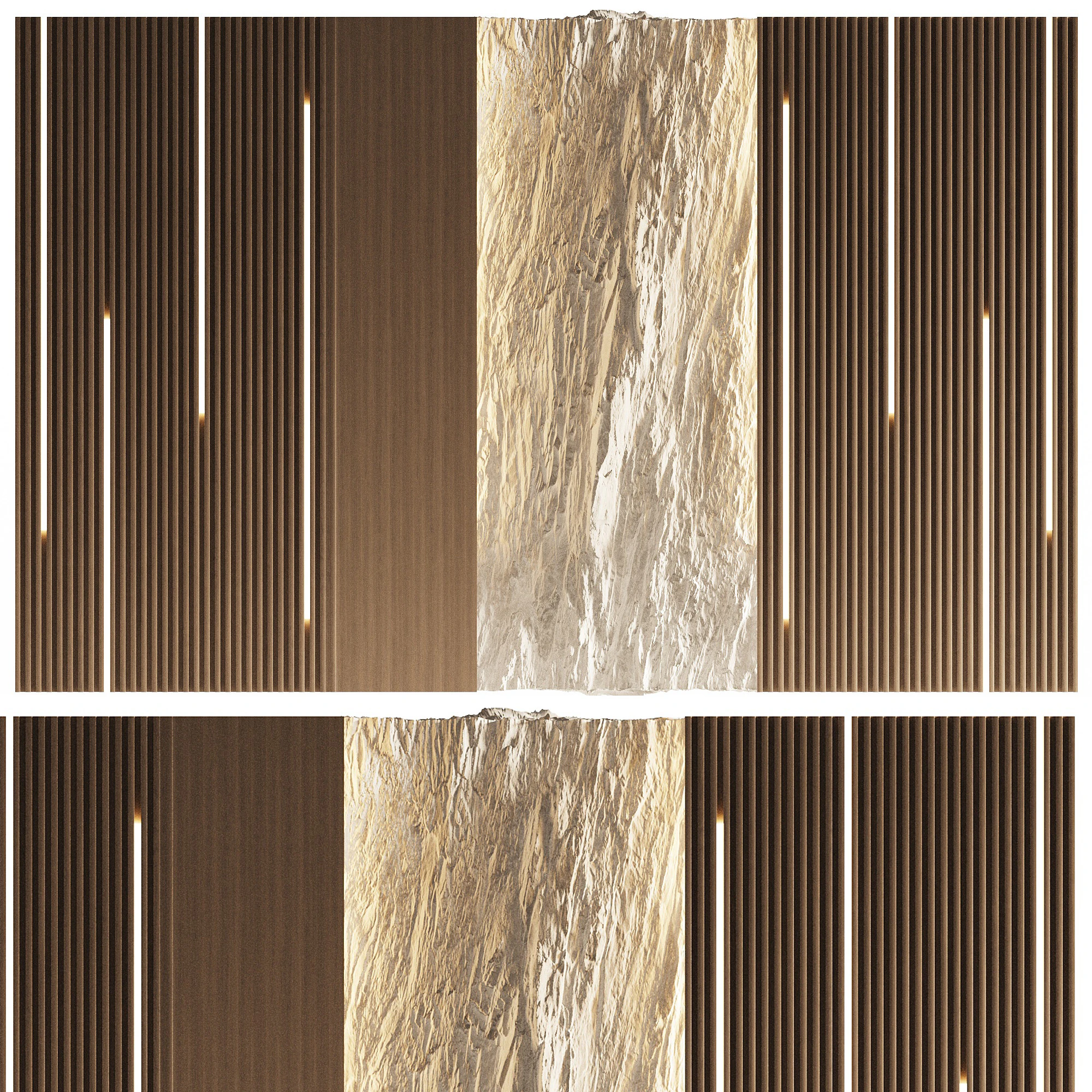 Wall 3D panel 12 3D Model .c4d .max .obj .3ds .fbx .stl .blend 