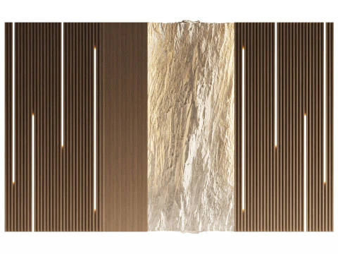 Wall 3D panel 12 3D Model