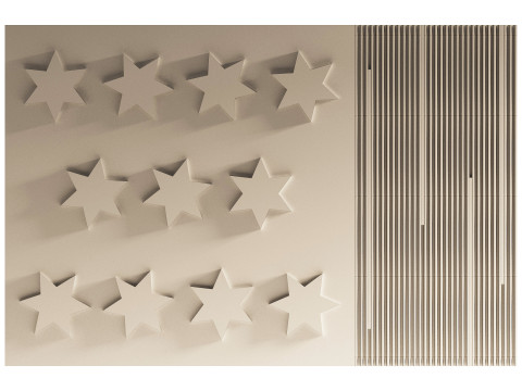 Wall 3D panel 14 3D Model