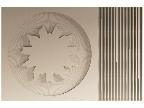 Wall 3D panel 15 3D Model