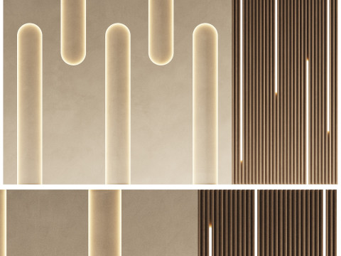 Wall 3D panel 16 3Dモデル