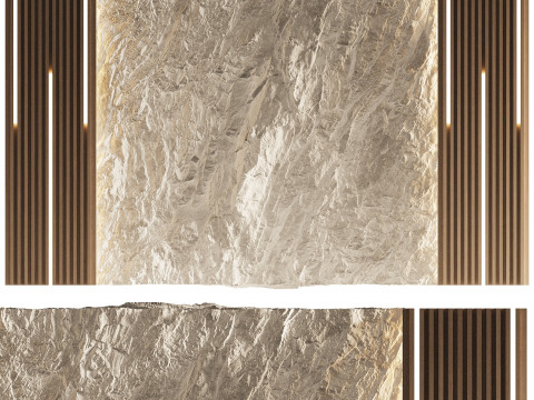 Wall 3D panel 17 Modelo 3D