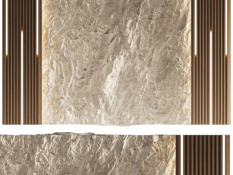 Painel 3D de parede 17 Modelo 3D