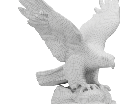 Eagle Sculpture 3Dモデル