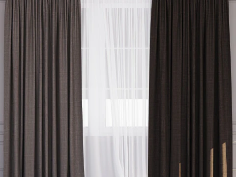 İ&ccedil; mekan perdesi 01 3D Model