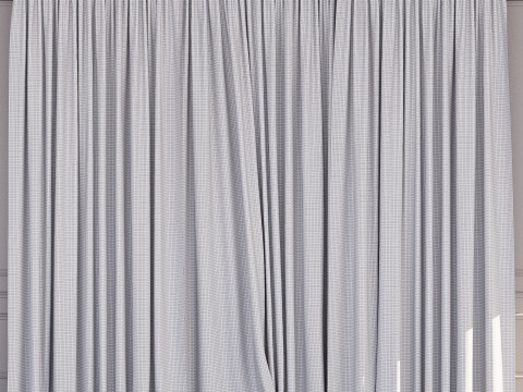 Curtain for interior 01 Modello 3D