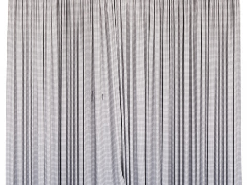 Curtain for interior 01 3D Модель