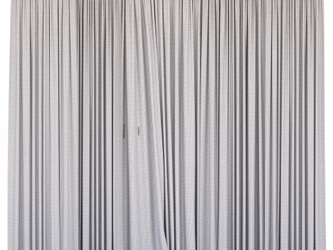 Curtain for interior 01 3D Model