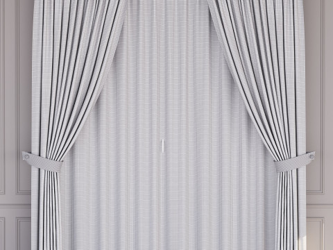 Curtain for interior 04 Modello 3D