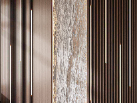 Wall 3D panel 12 Modelo 3D