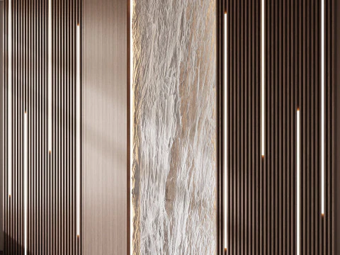 Wall 3D panel 12 3D Model
