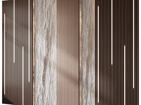 Wall 3D panel 13 Modelo 3D