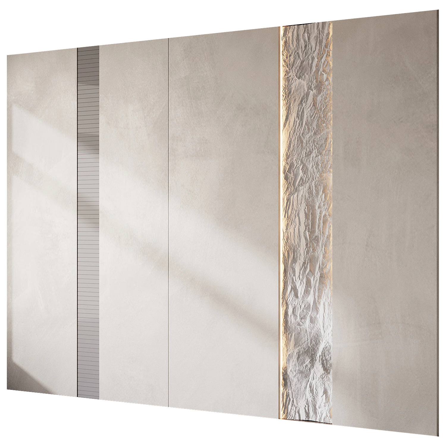 Wall 3D panel 23 3D Model .c4d .max .obj .3ds .fbx .stl .blend 