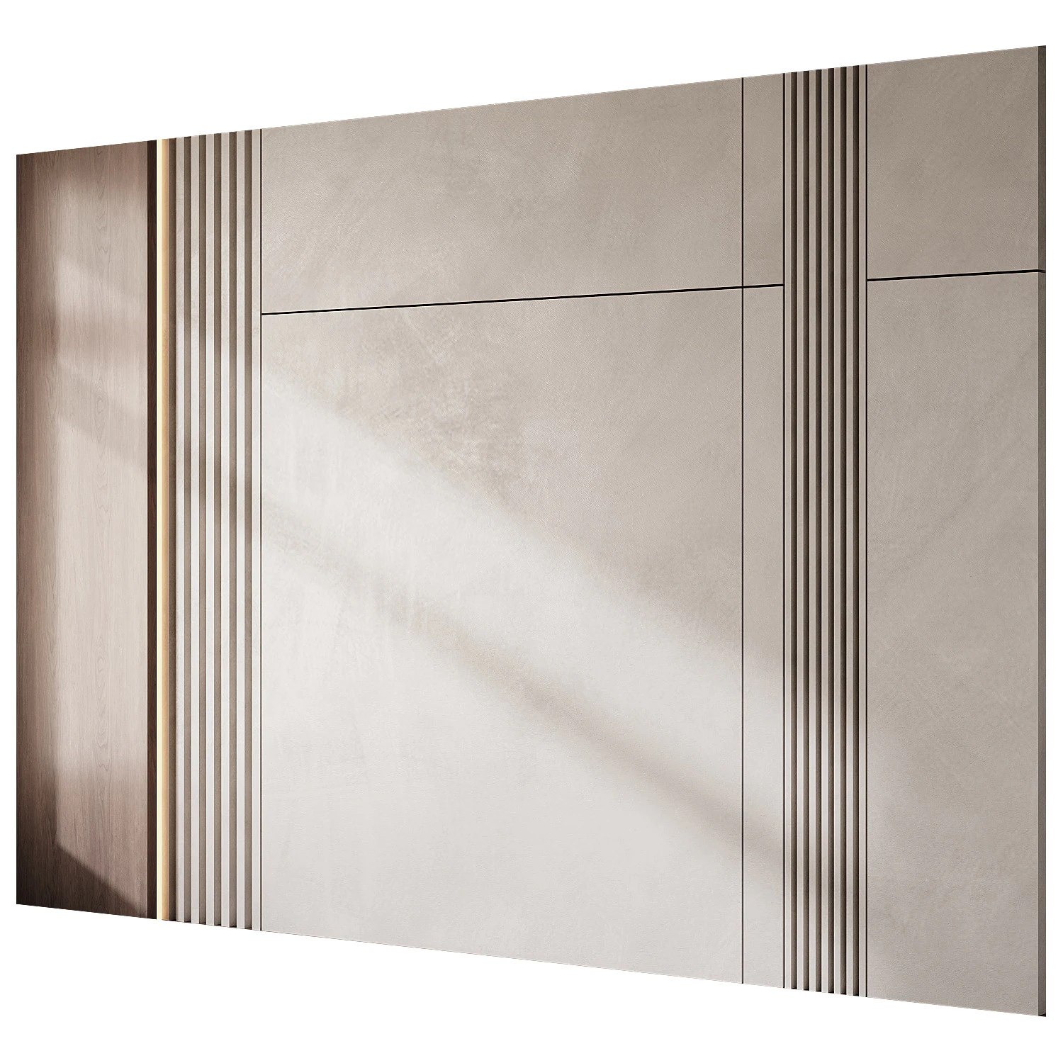 Wand-3D-Panel 34 3D Modell .c4d .max .obj .3ds .fbx .stl .blend 
