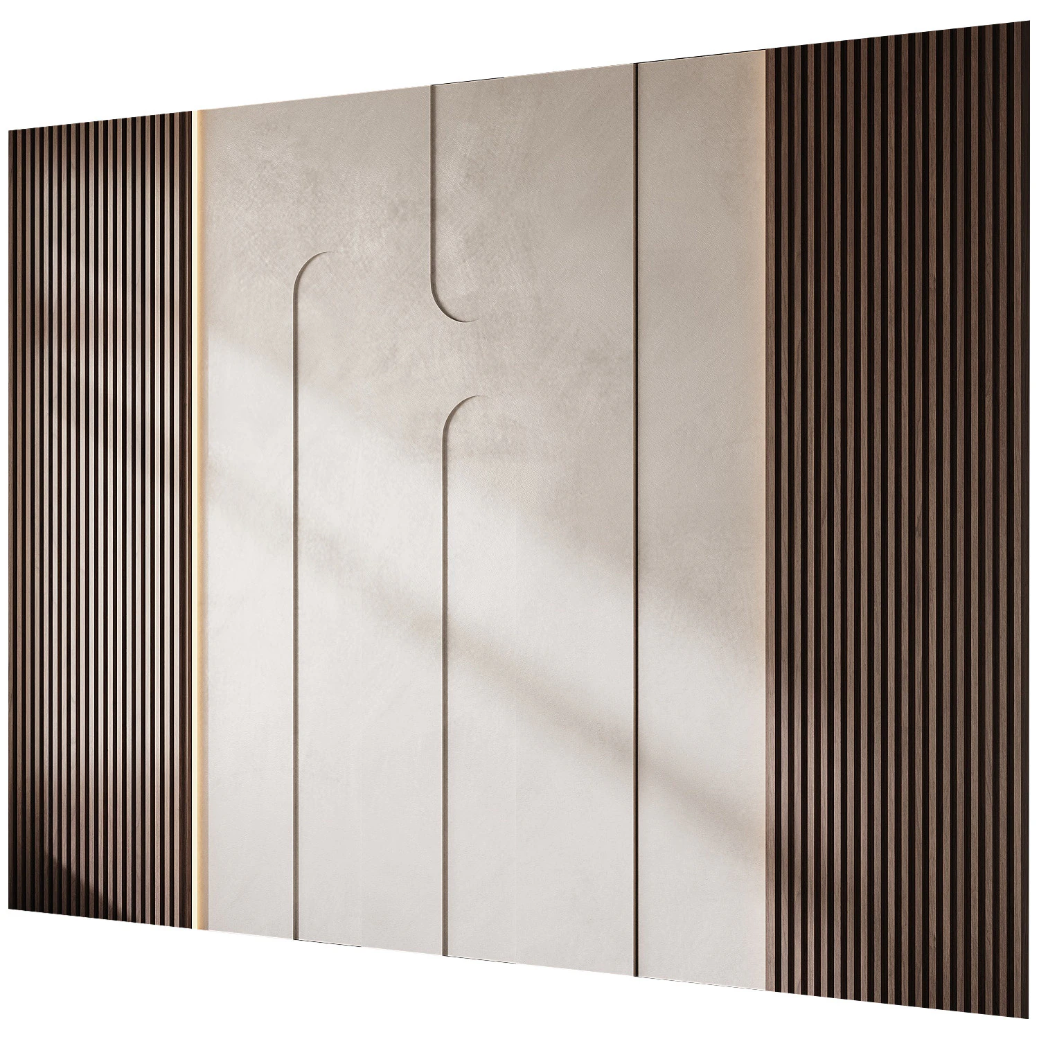 Wall 3D panel 37 3D Model .c4d .max .obj .3ds .fbx .stl .blend 