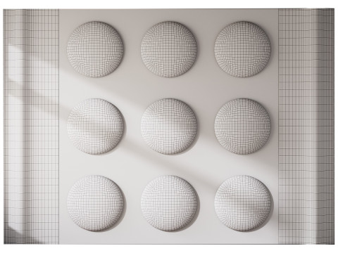 Wall 3D panel 42 Modelo 3D