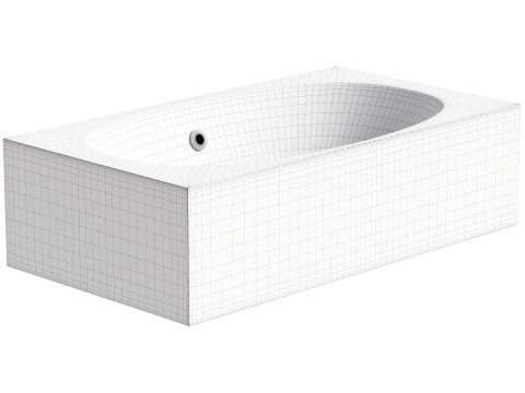 Steel bathtub Bette Eve Model 3D