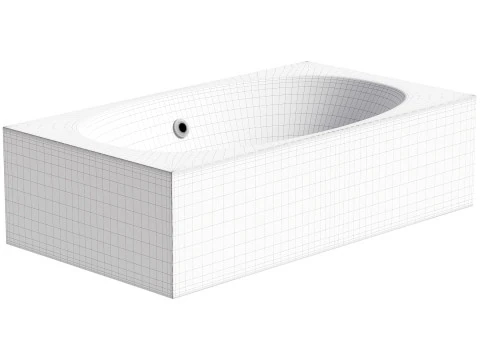 Steel bathtub Bette Eve 3D Model