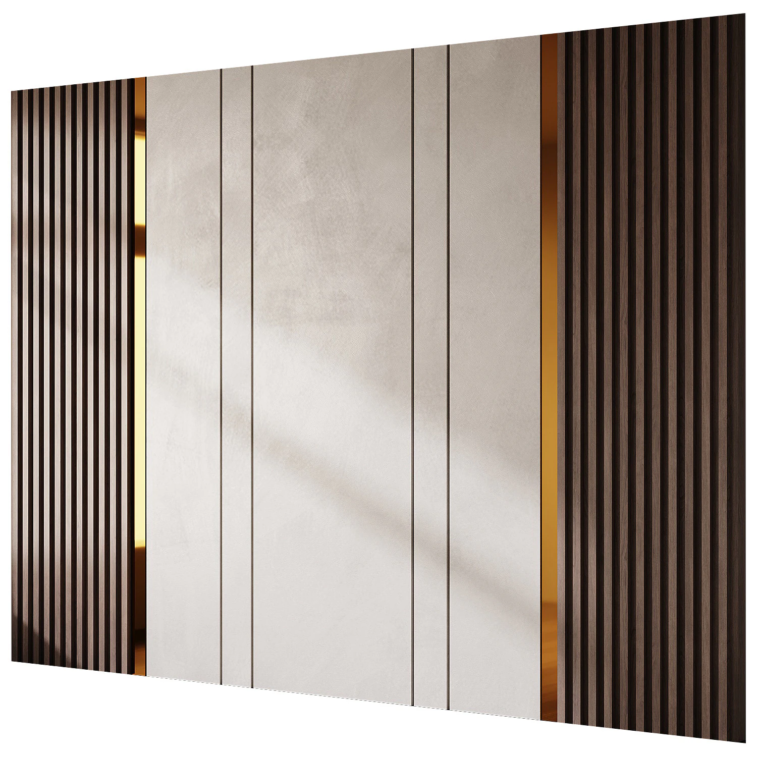 Wall 3D panel 44 3D Model .c4d .max .obj .3ds .fbx .stl .blend