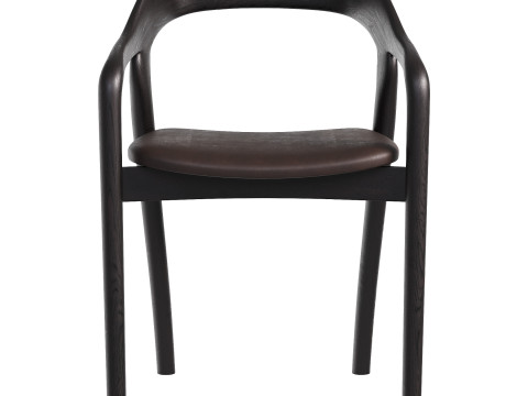 Amare Dining Armchair Sonoma Black Modello 3D