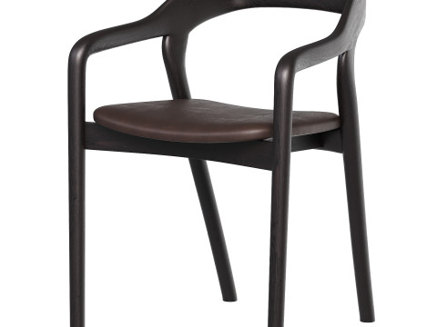 Amare Dining Armchair Sonoma Black Modello 3D