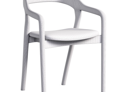 Amare Dining Armchair Sonoma Black Modello 3D