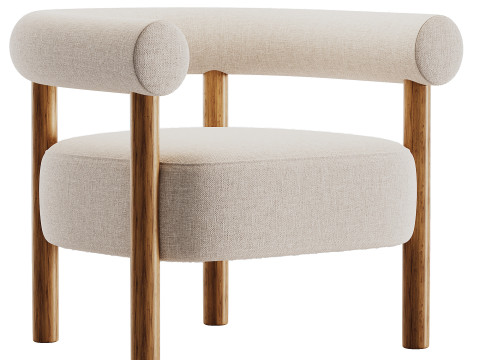 Armchair Lagos 3D Модель