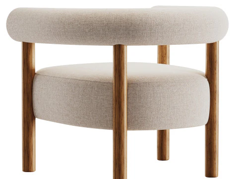 Armchair Lagos 3D Model