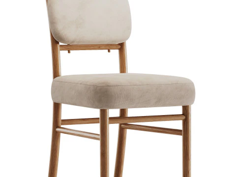 Kayu Ek Coklat Muda Pierre Model 3D