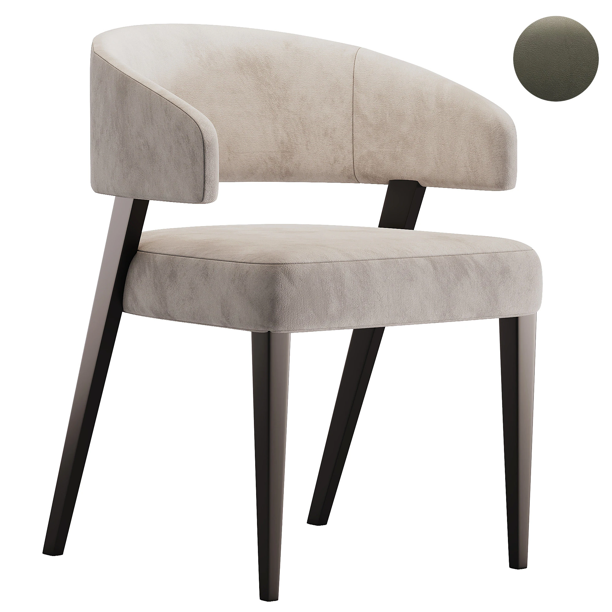 Chair HORTON 3D Model .c4d .max .obj .3ds .fbx .stl .blend 