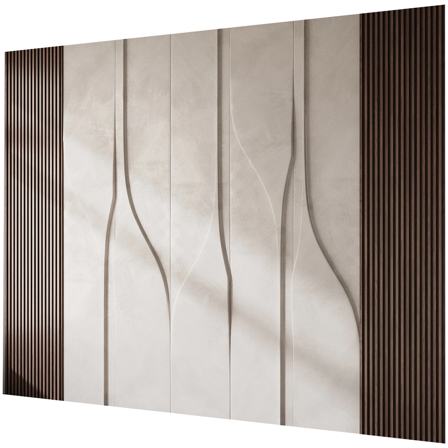 Wall 3D panel 45 3D Model .c4d .max .obj .3ds .fbx .stl .blend 