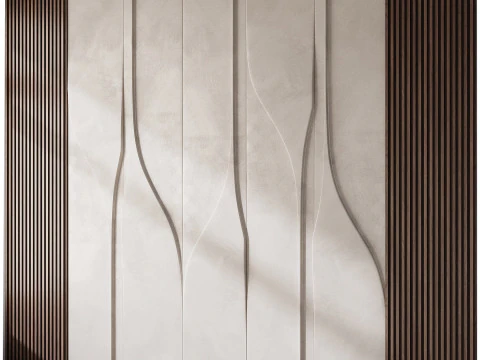 Painel 3D de parede 45 Modelo 3D