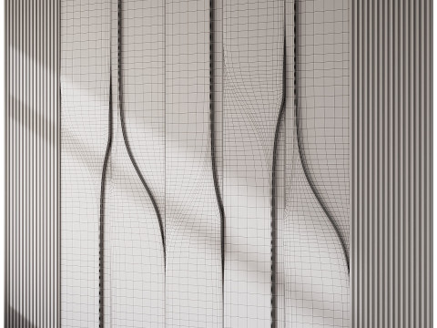 Wall 3D panel 45 3D 模型