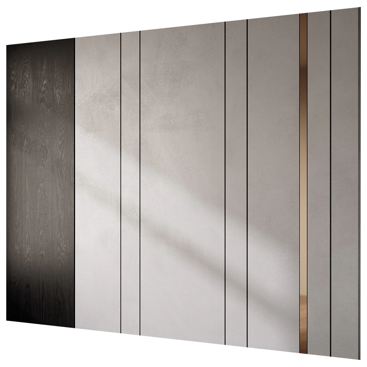Wall 3D panel 46 3D Model .c4d .max .obj .3ds .fbx .stl .blend 